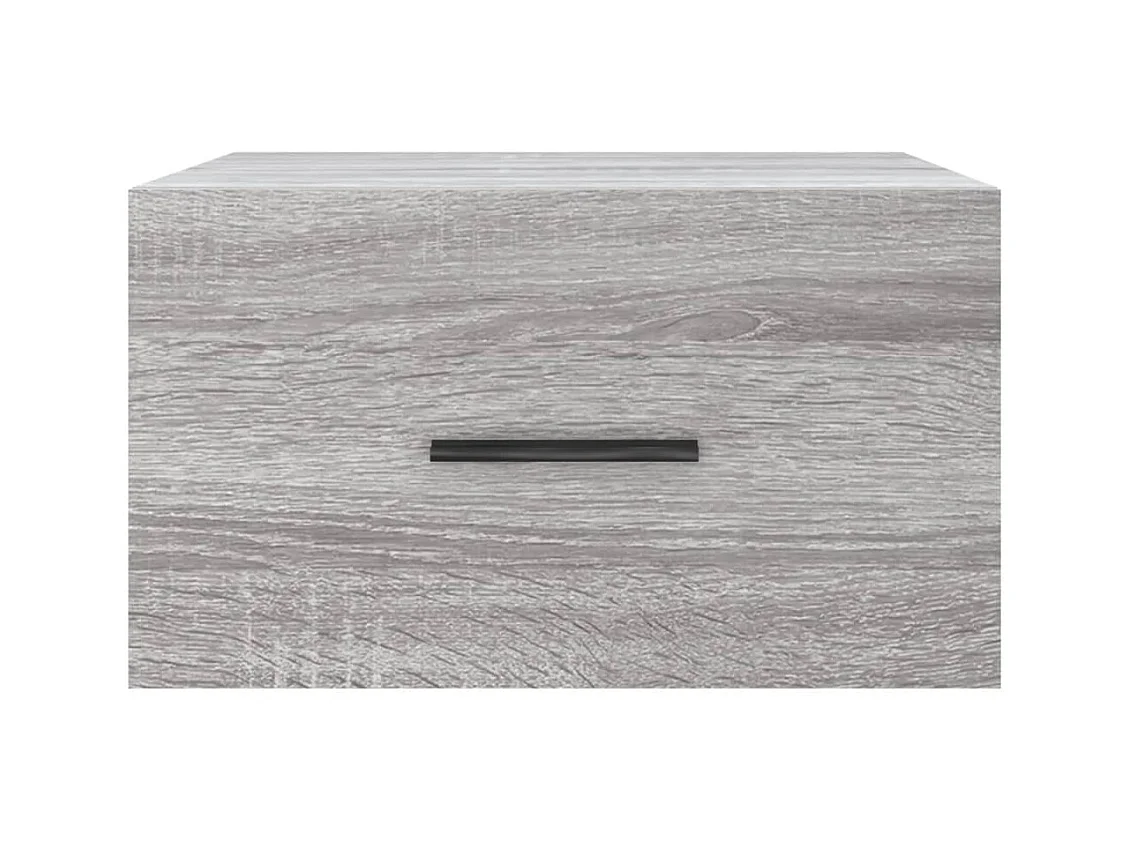 Ulfvin  Tables de chevet murales 2 pcs sonoma gris 35x35x20 cm