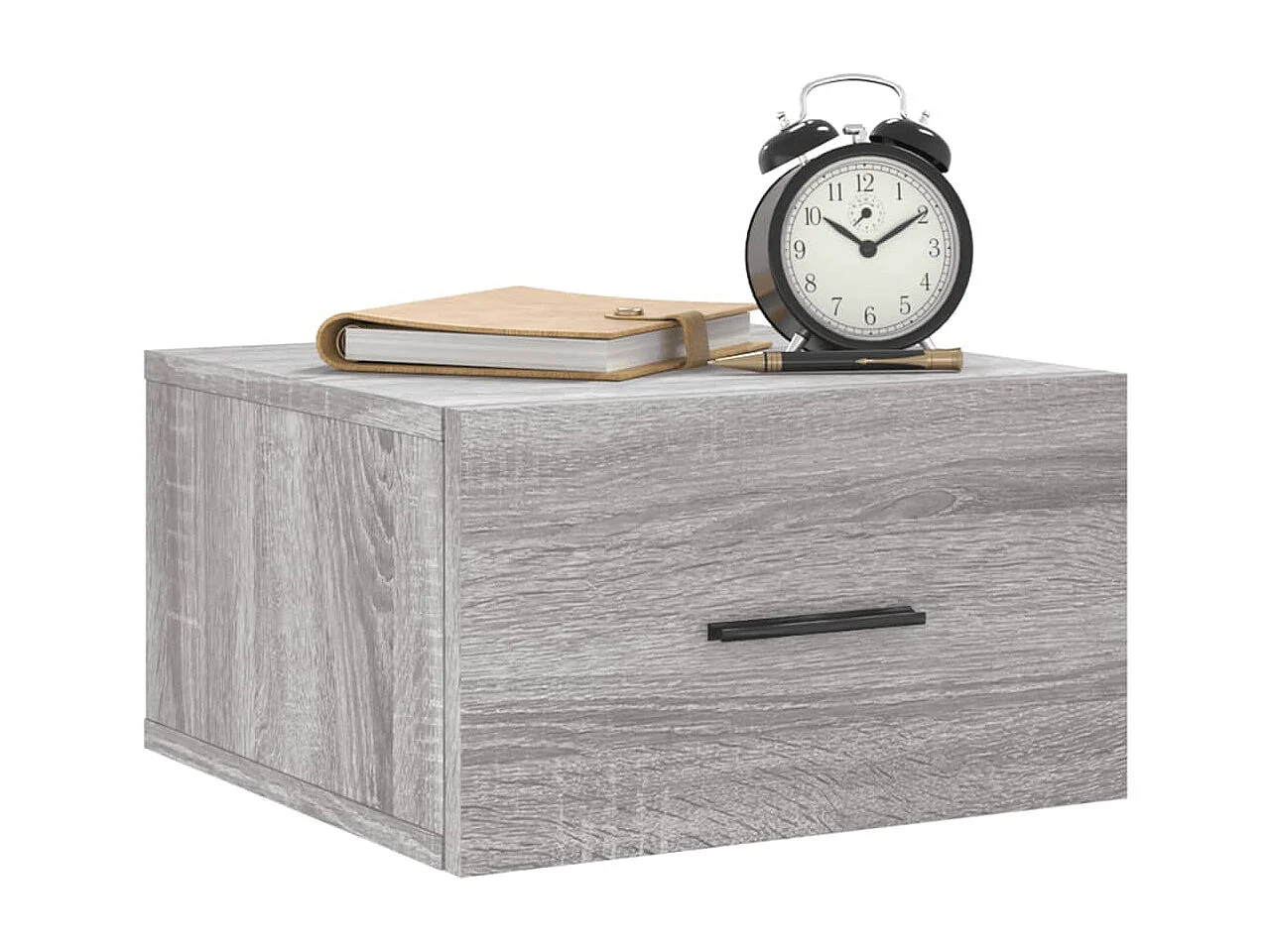 Ulfvin  Tables de chevet murales 2 pcs sonoma gris 35x35x20 cm