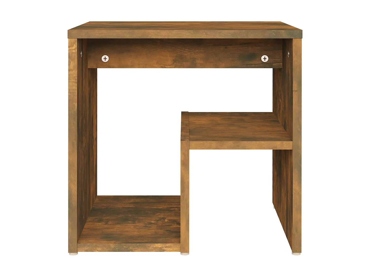 Ouderkerk aan den IJssel  Tables de chevet 2 pcs Chêne fumé 40x30x40 cm Bois d'ingénierie