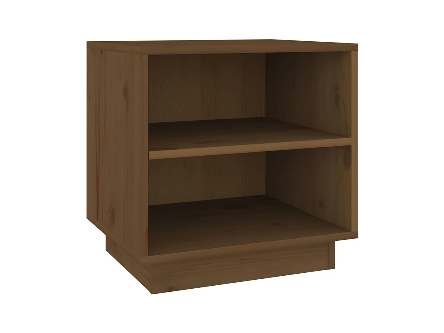 Decatur  Table de chevet Marron miel 40x34x40 cm Bois de pin solide