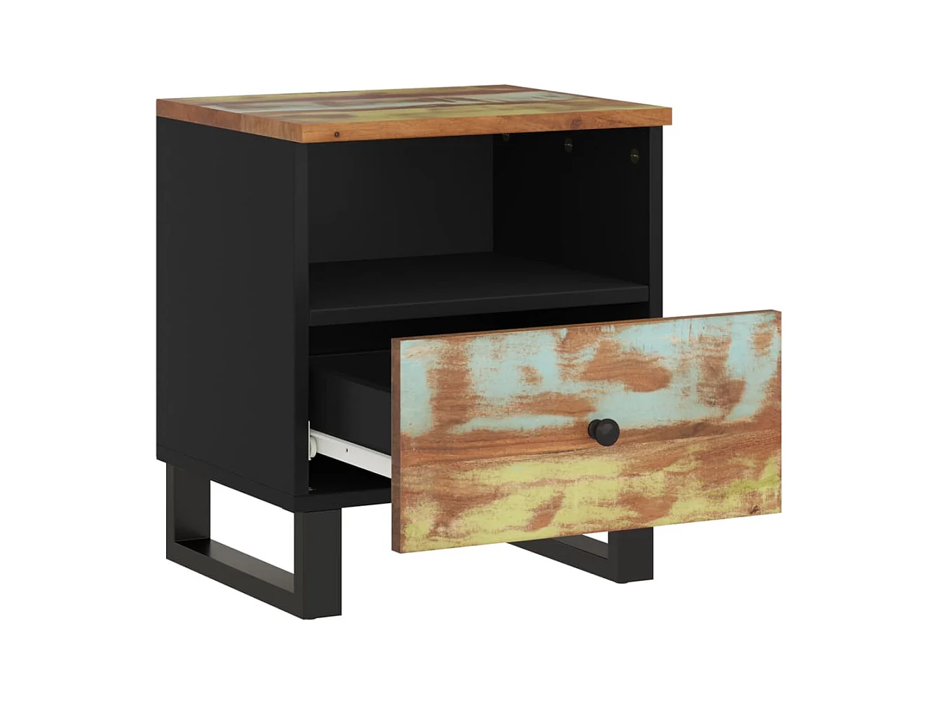 Renlar  Tables de chevet 2 pcs Bois de récupération et d'ingénierie