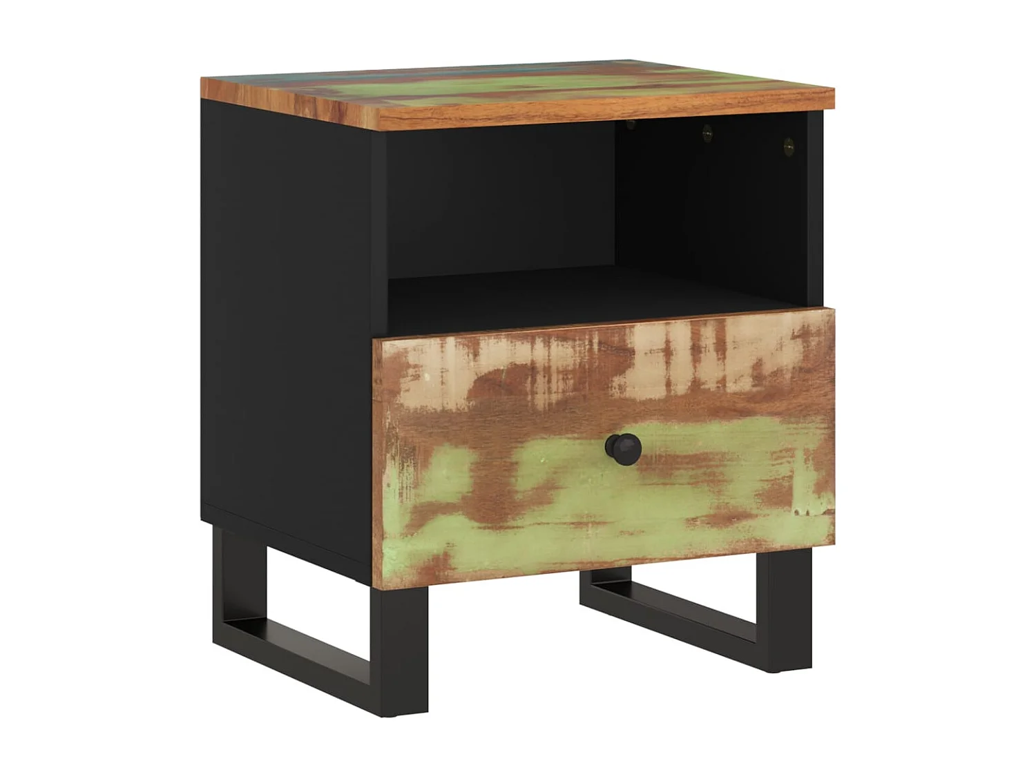 Renlar  Tables de chevet 2 pcs Bois de récupération et d'ingénierie