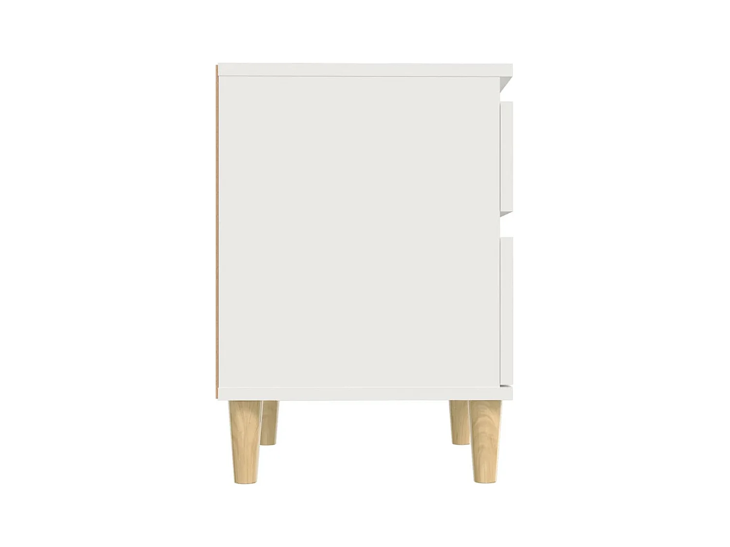 Montmorency  Tables de chevet 2 pcs Blanc 40x35x50 cm