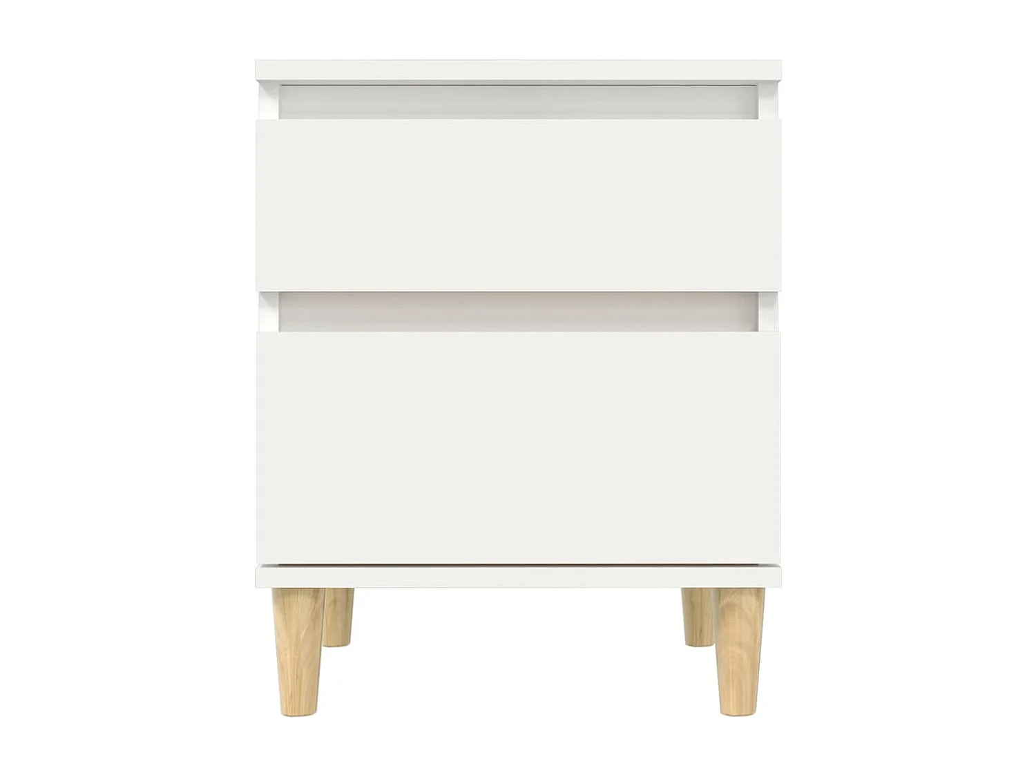 Montmorency  Tables de chevet 2 pcs Blanc 40x35x50 cm