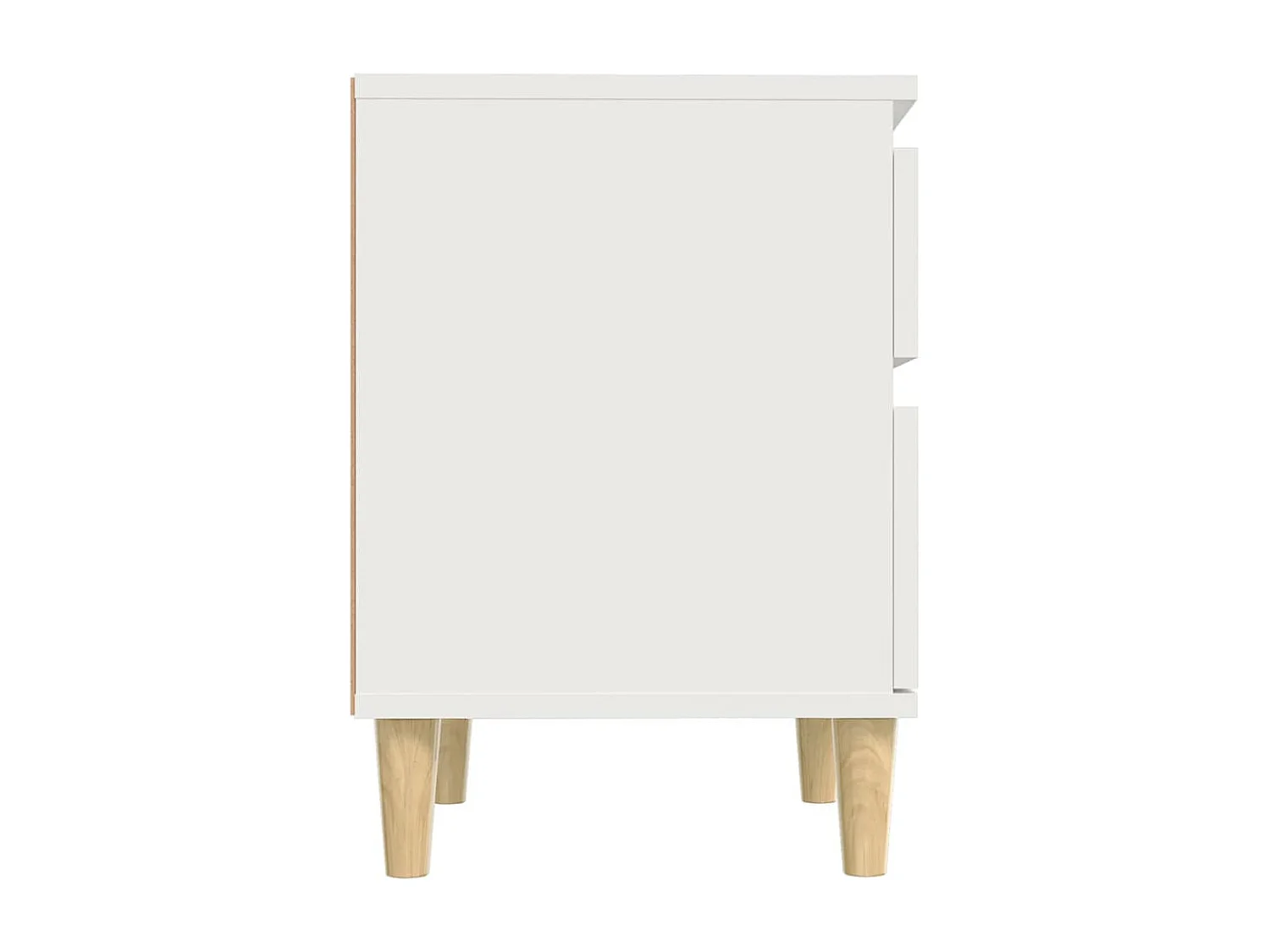 Montmorency  Tables de chevet 2 pcs Blanc 40x35x50 cm