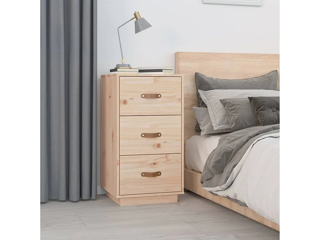 Samson   Nachttisch 40x40x75 cm Massivholz Kiefer