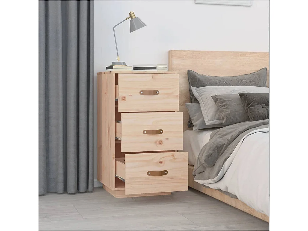 Samson   Nachttisch 40x40x75 cm Massivholz Kiefer