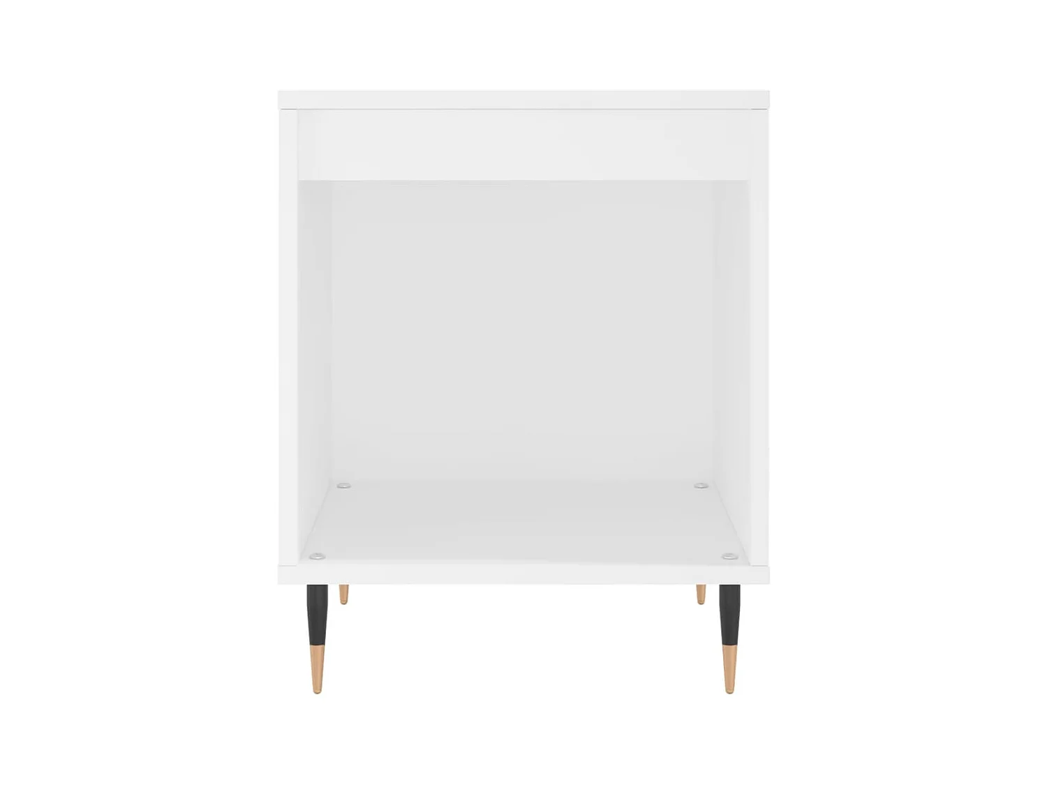 Dustin Mason  Tables de chevet 2 pcs blanc 40x35x50 cm bois d’ingénierie