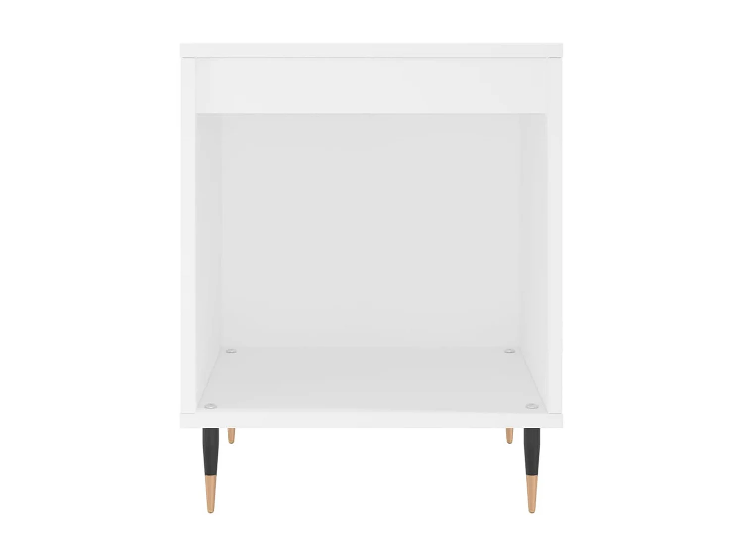 Dustin Mason  Tables de chevet 2 pcs blanc 40x35x50 cm bois d’ingénierie