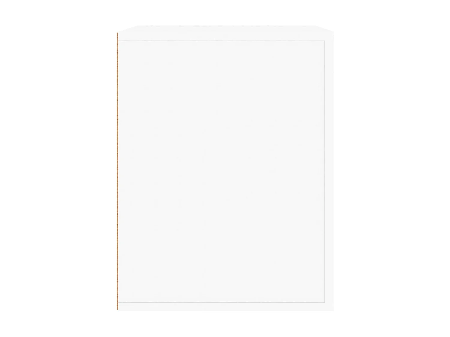 Goshen  Table de chevet murale Blanc 50x36x47 cm