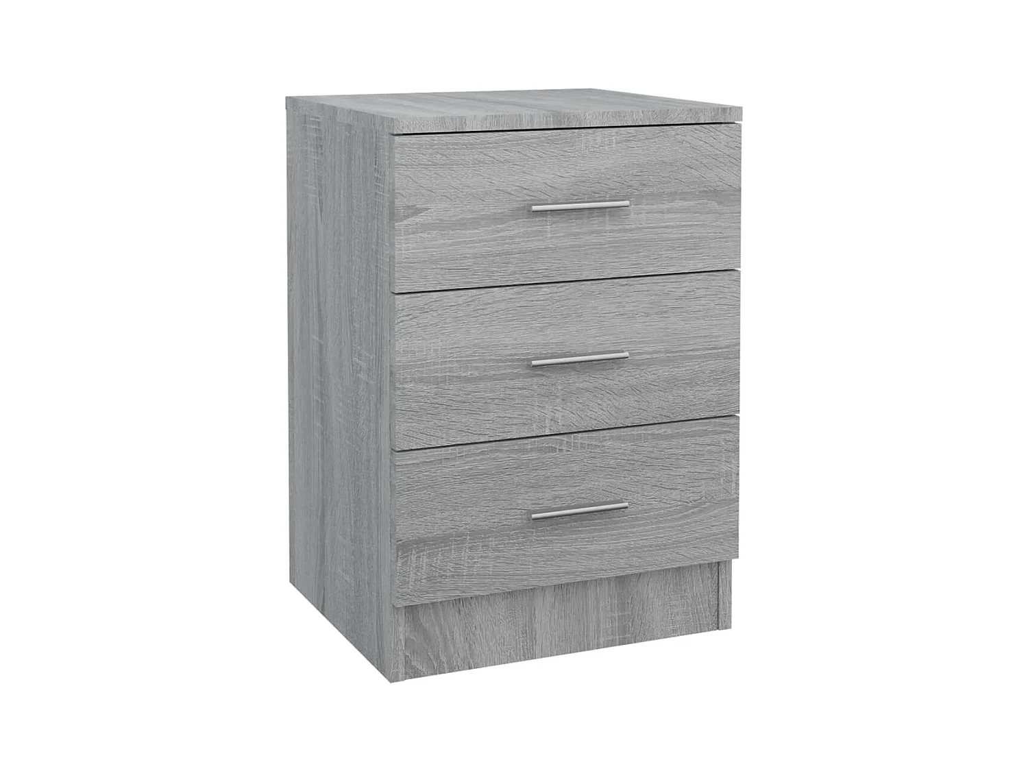 Drumraney  Tables de chevet 2 pcs Sonoma gris 38x35x56cm Bois d'ingénierie