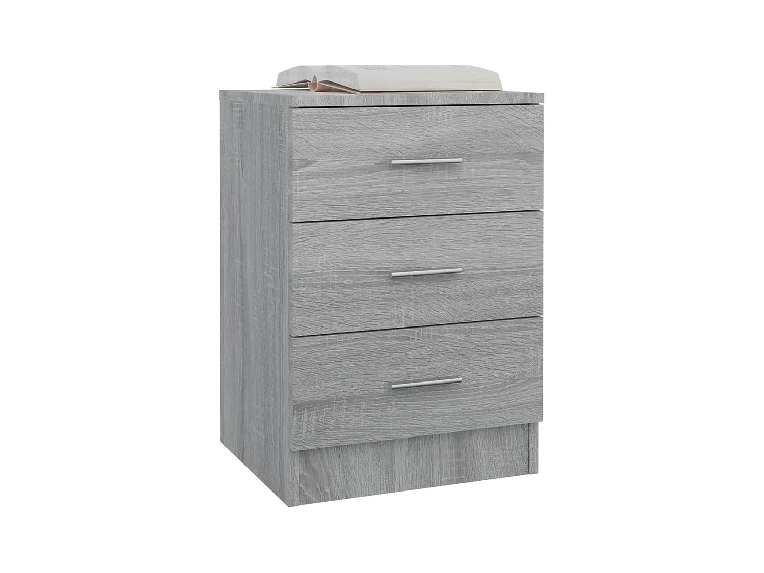 Drumraney  Tables de chevet 2 pcs Sonoma gris 38x35x56cm Bois d'ingénierie