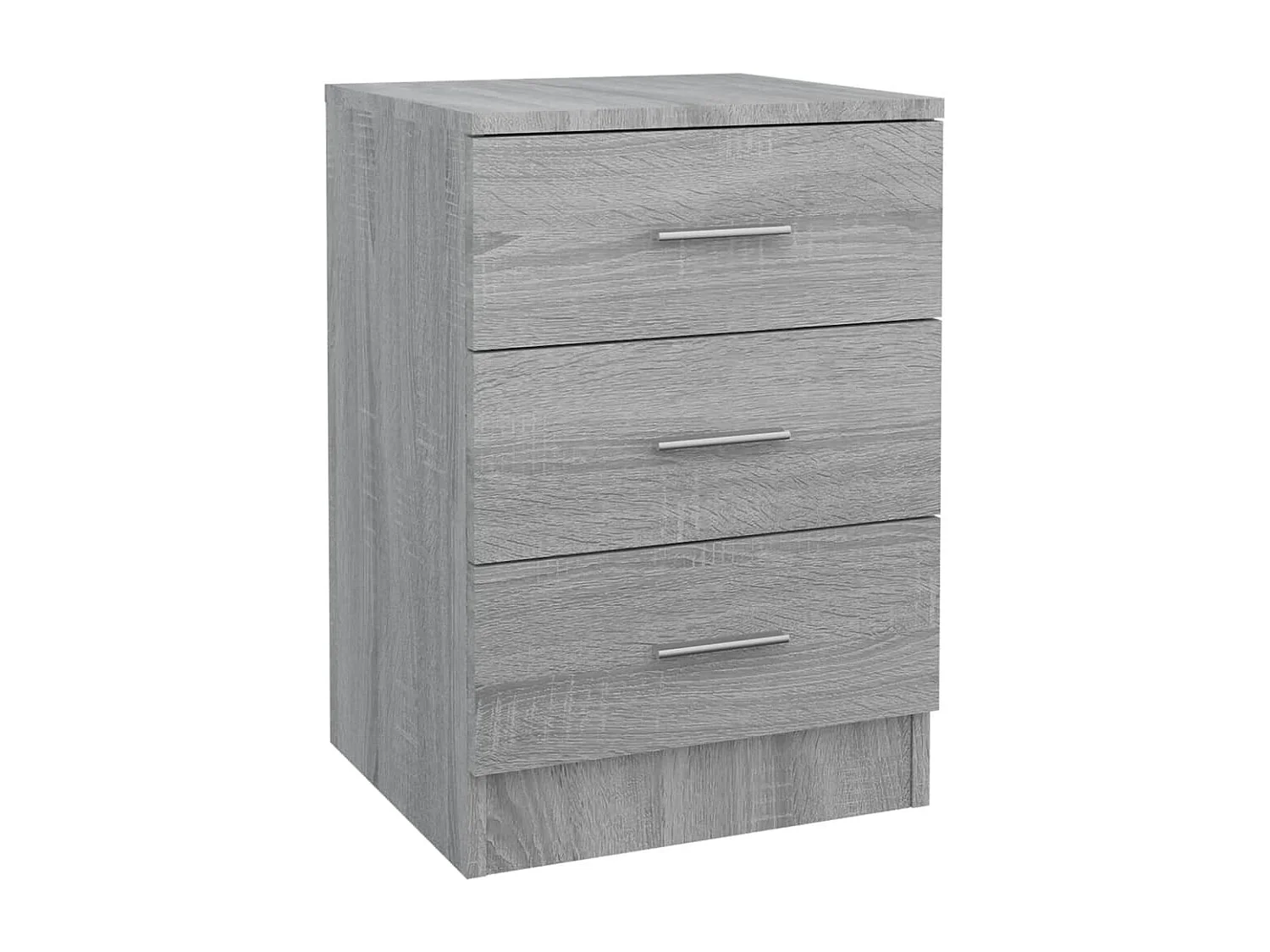 Drumraney  Tables de chevet 2 pcs Sonoma gris 38x35x56cm Bois d'ingénierie