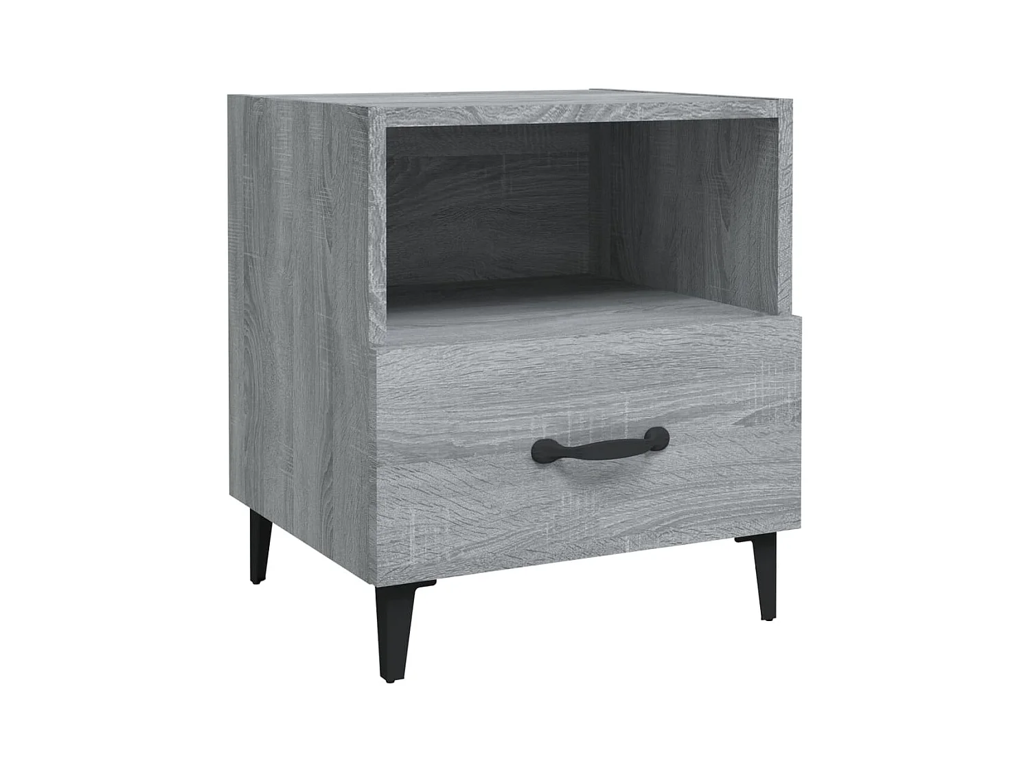 Weedsport  Tables de chevet 2 pcs Sonoma gris Bois d'ingénierie