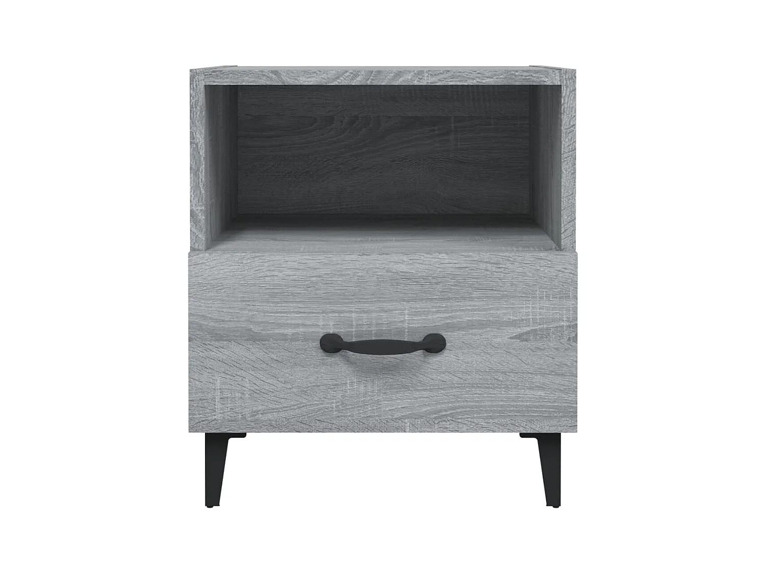 Weedsport  Tables de chevet 2 pcs Sonoma gris Bois d'ingénierie