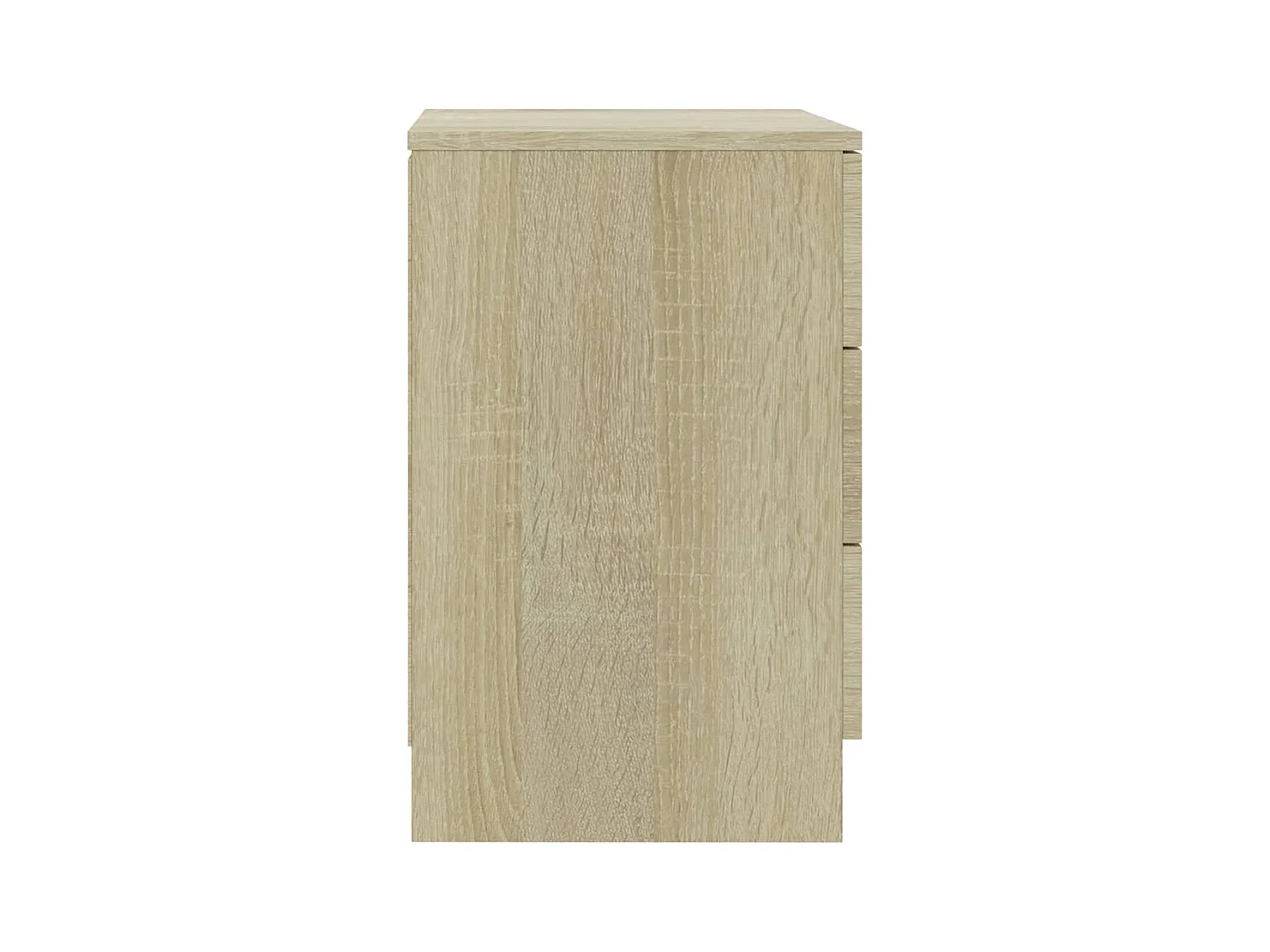 Drumraney  Tables de chevet 2pcs chêne sonoma 38x35x56cm bois d'ingénierie