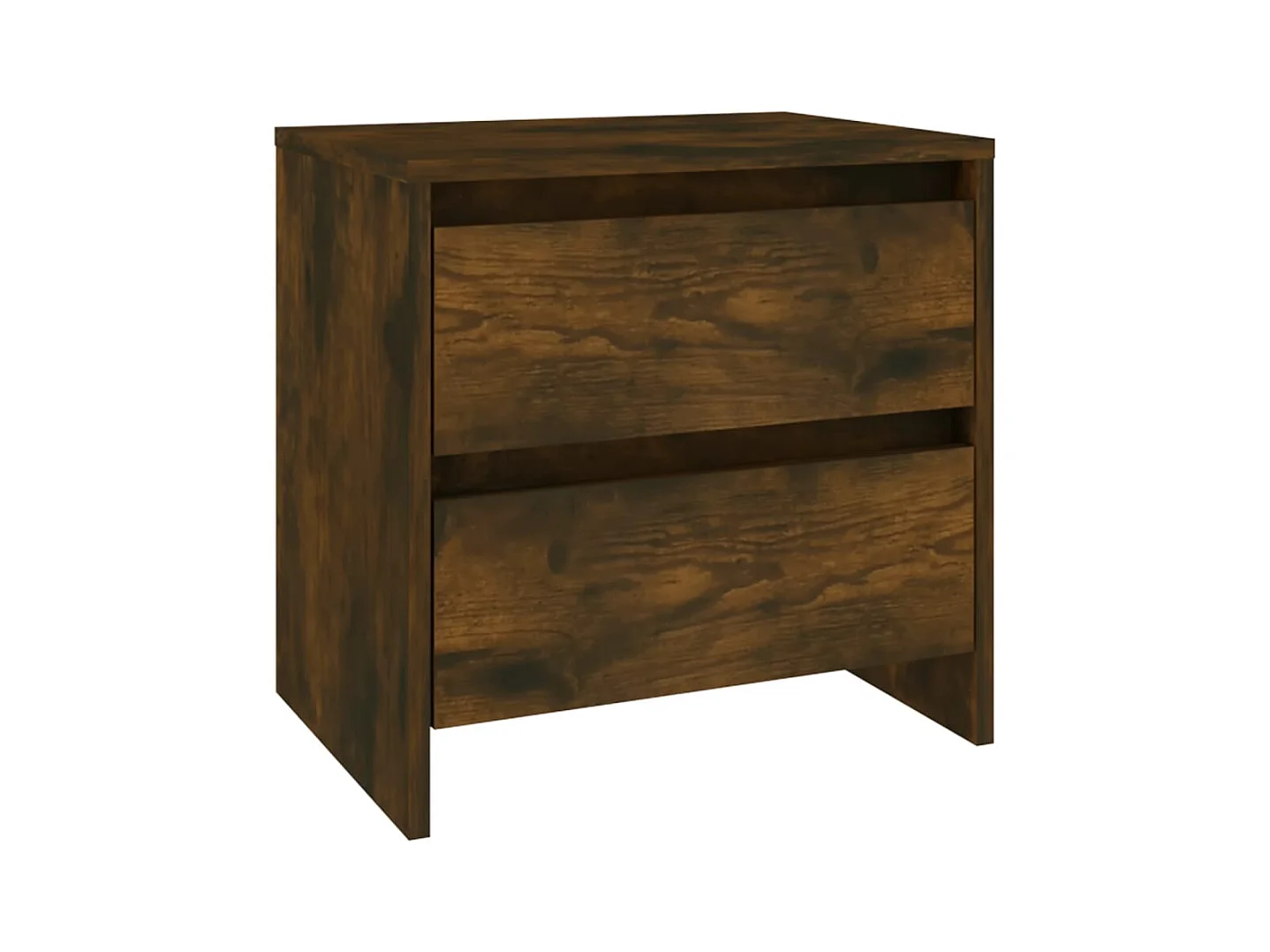 Robert  Tables de chevet 2pcs chêne fumé 45x34,5x44,5cm bois ingénierie