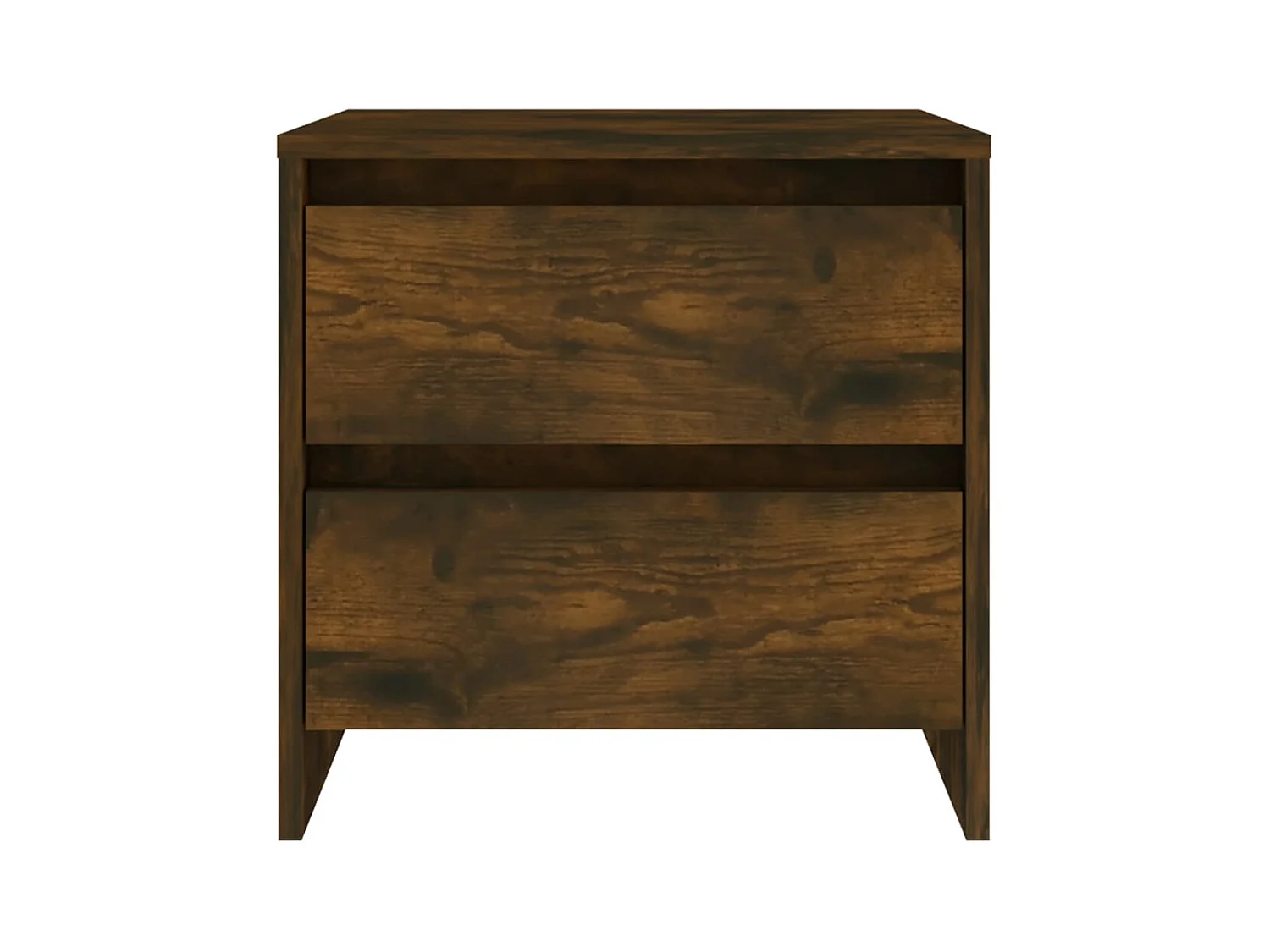 Robert  Tables de chevet 2pcs chêne fumé 45x34,5x44,5cm bois ingénierie