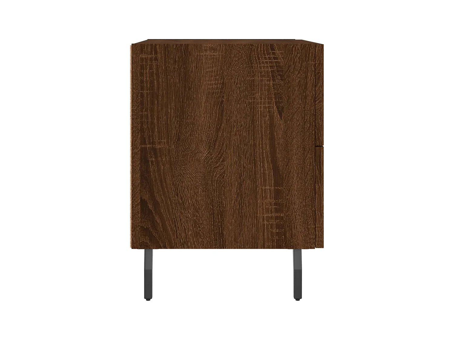 Brad John  Tables de chevet 2 pcs chêne marron 40x35x47,5 cm