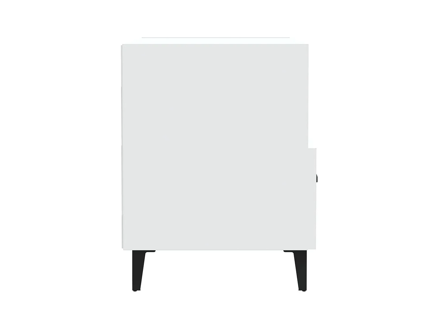 Weedsport  Tables de chevet 2 pcs Blanc Bois d'ingénierie