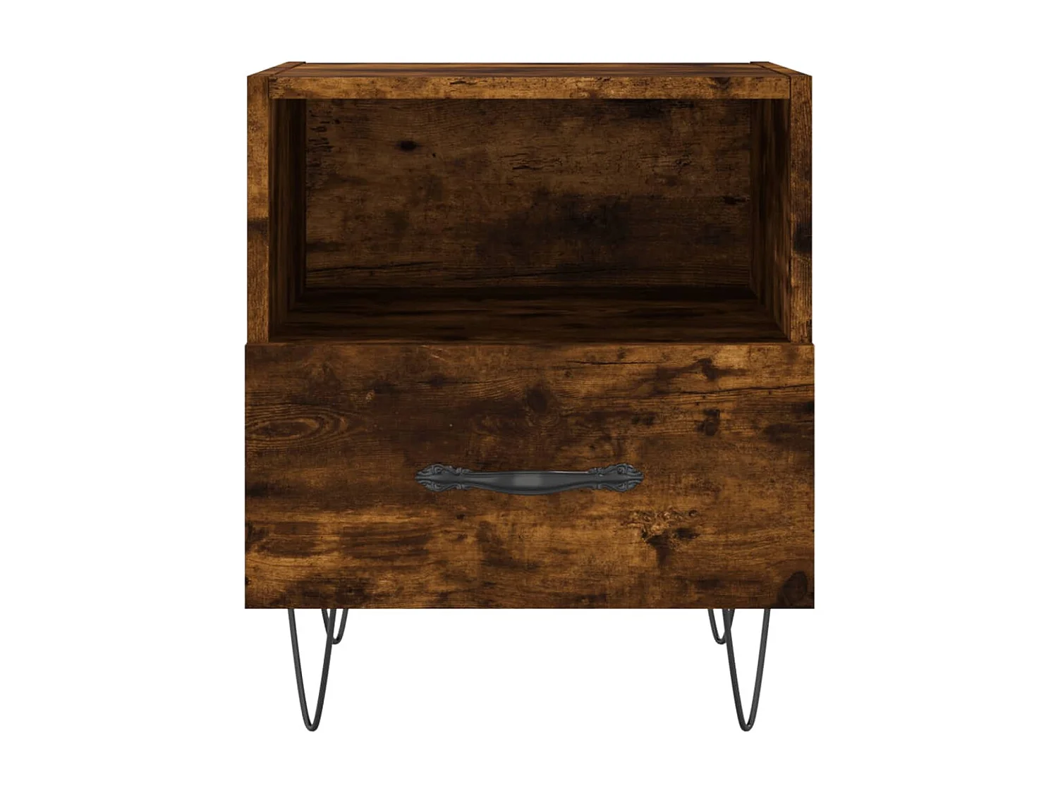 Joshua Tree  Mesita de noche madera ingeniería roble ahumado 40x35x47,5 cm