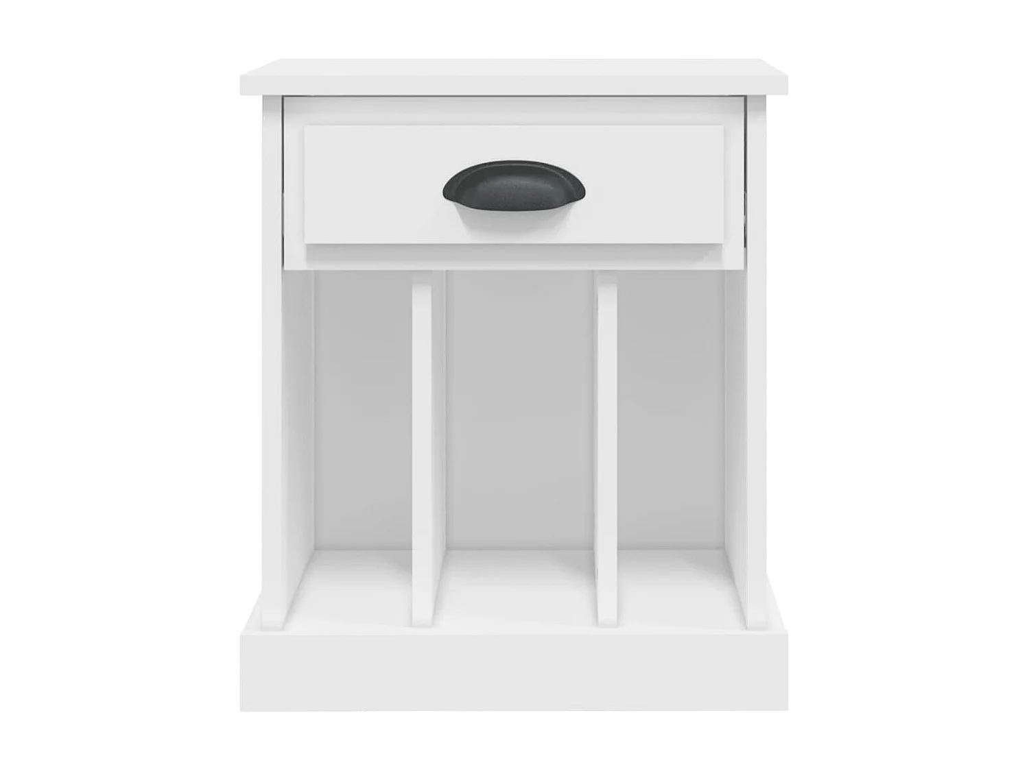 Verónica Paz  Tables de chevet 2 pcs blanc 43x36x50 cm