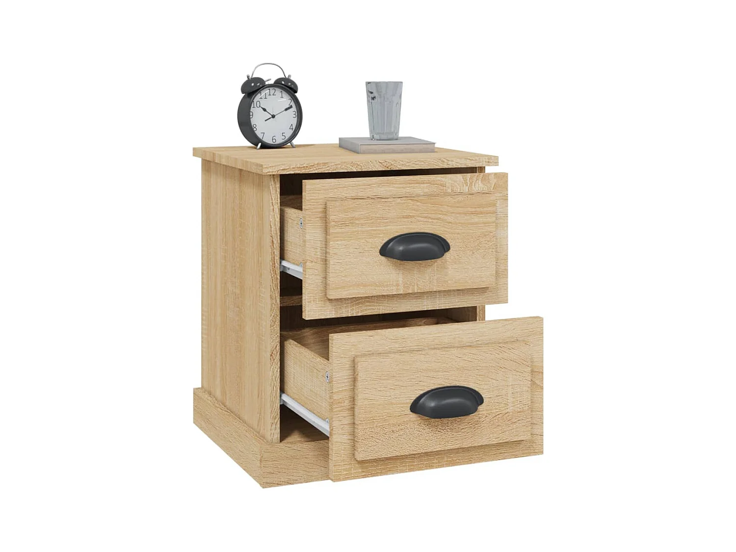 Arras  Table de chevet chêne sonoma 39x39x47,5 cm bois d'ingénierie