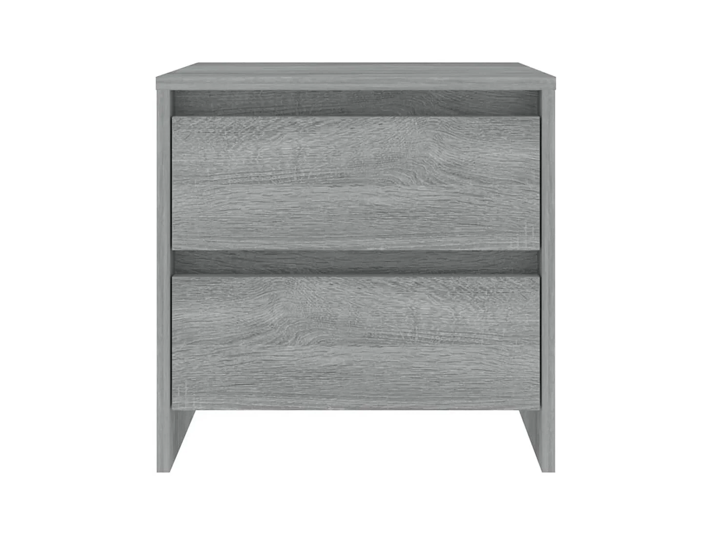 Robert  Tables de chevet 2 pcs sonoma gris 45x34,5x44,5 cm