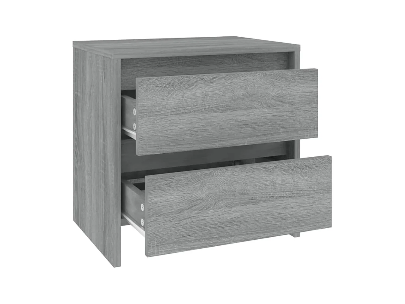 Robert  Tables de chevet 2 pcs sonoma gris 45x34,5x44,5 cm