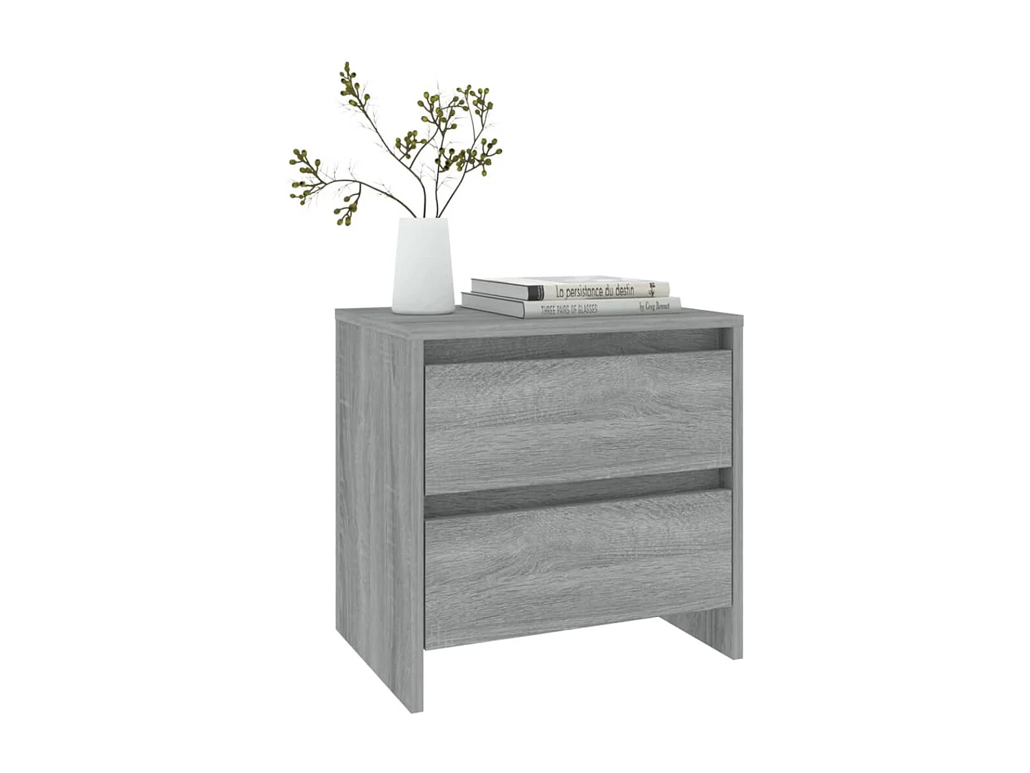 Robert  Tables de chevet 2 pcs sonoma gris 45x34,5x44,5 cm