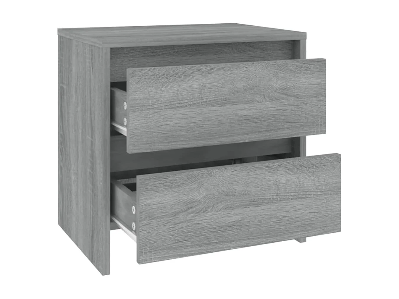 Robert  Tables de chevet 2 pcs sonoma gris 45x34,5x44,5 cm