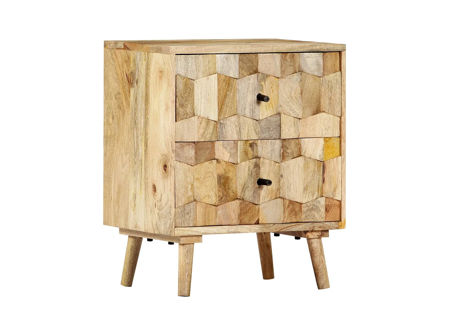 Garden Furniture -  Table de chevet 40x30x50 cm Bois de manguier massif