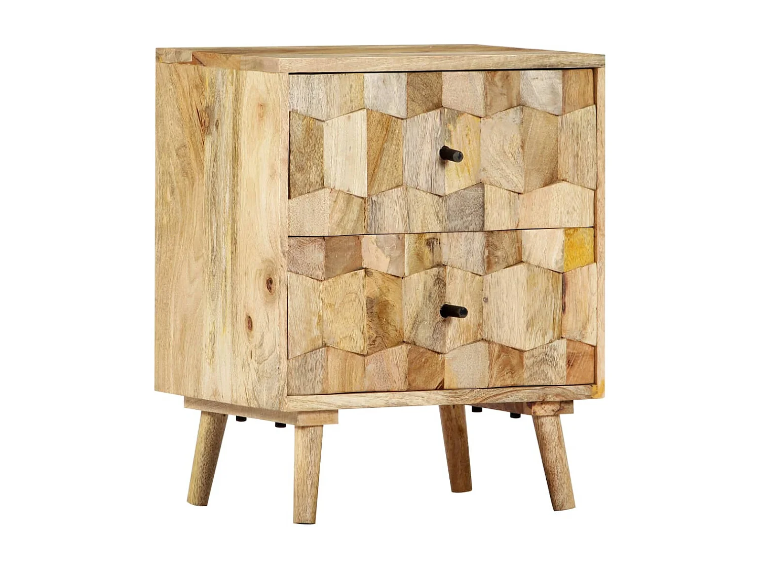 Garden Furniture -  Table de chevet 40x30x50 cm Bois de manguier massif