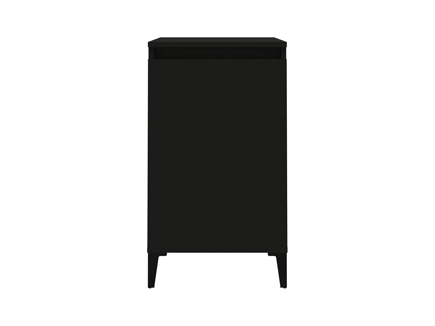 Riley Mae  Tables de chevet 2 pcs noir 40x35x70 cm bois d'ingénierie