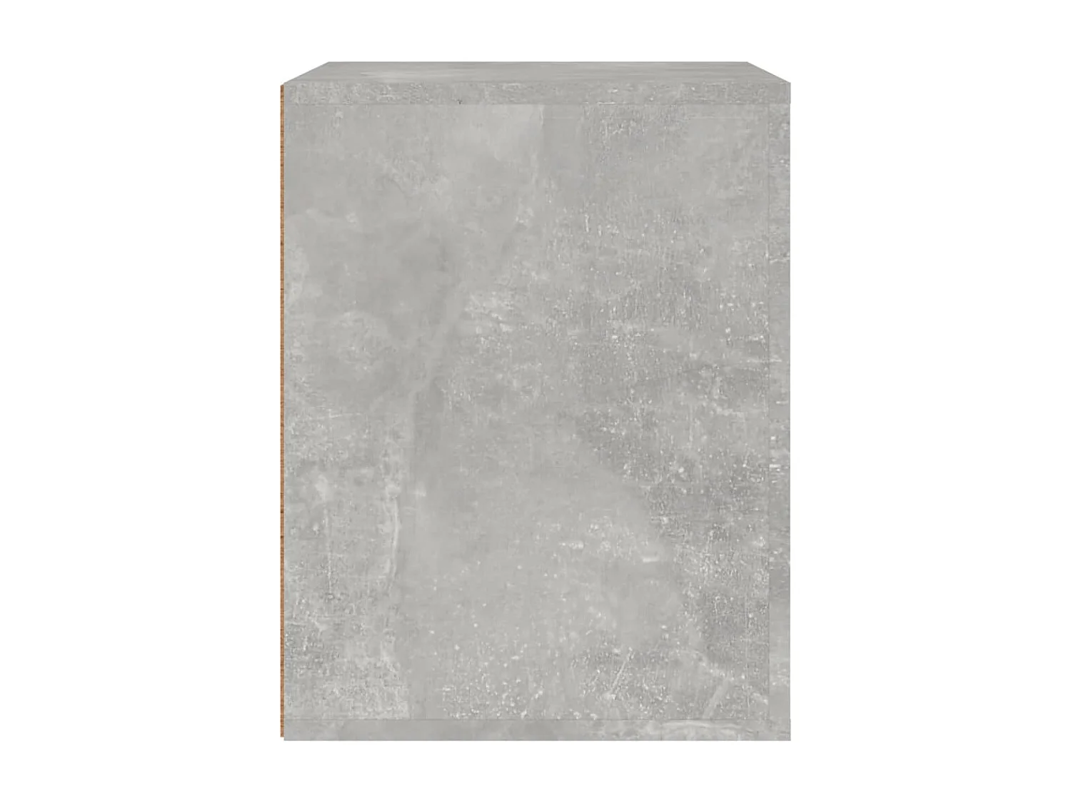 Goshen  Comodino a Muro Grigio Cemento 50x36x47 cm