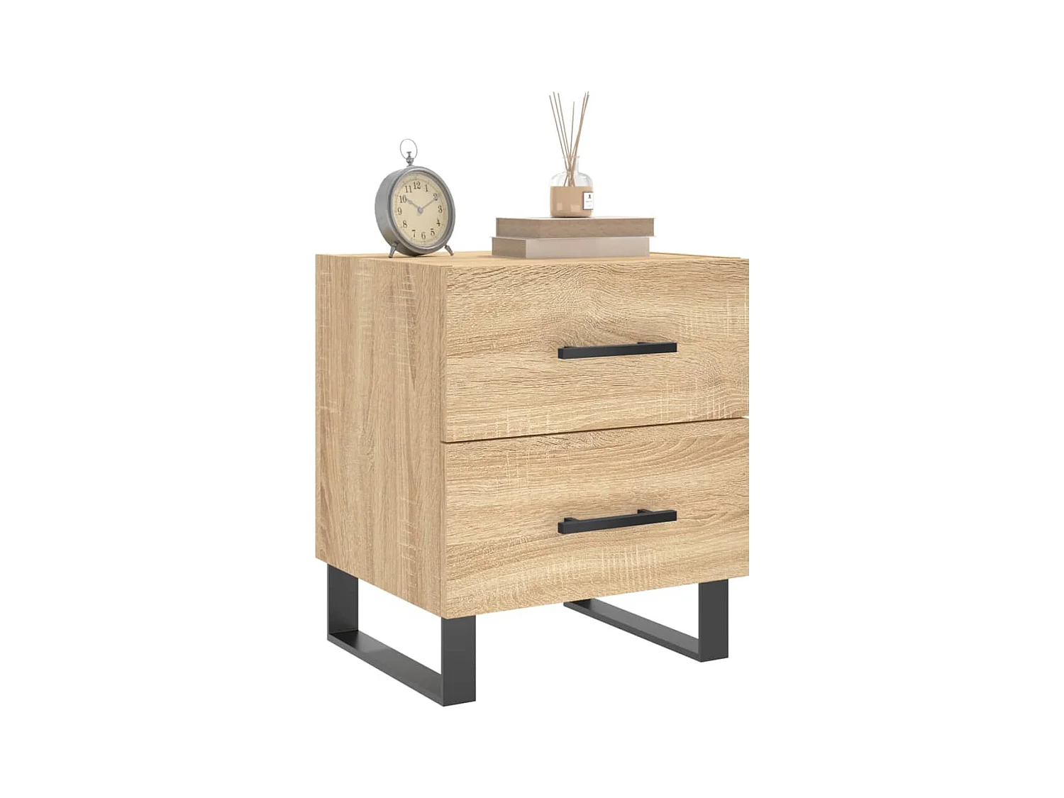 Cennet  Tables de chevet 2 pcs chêne sonoma 40x35x47,5 cm