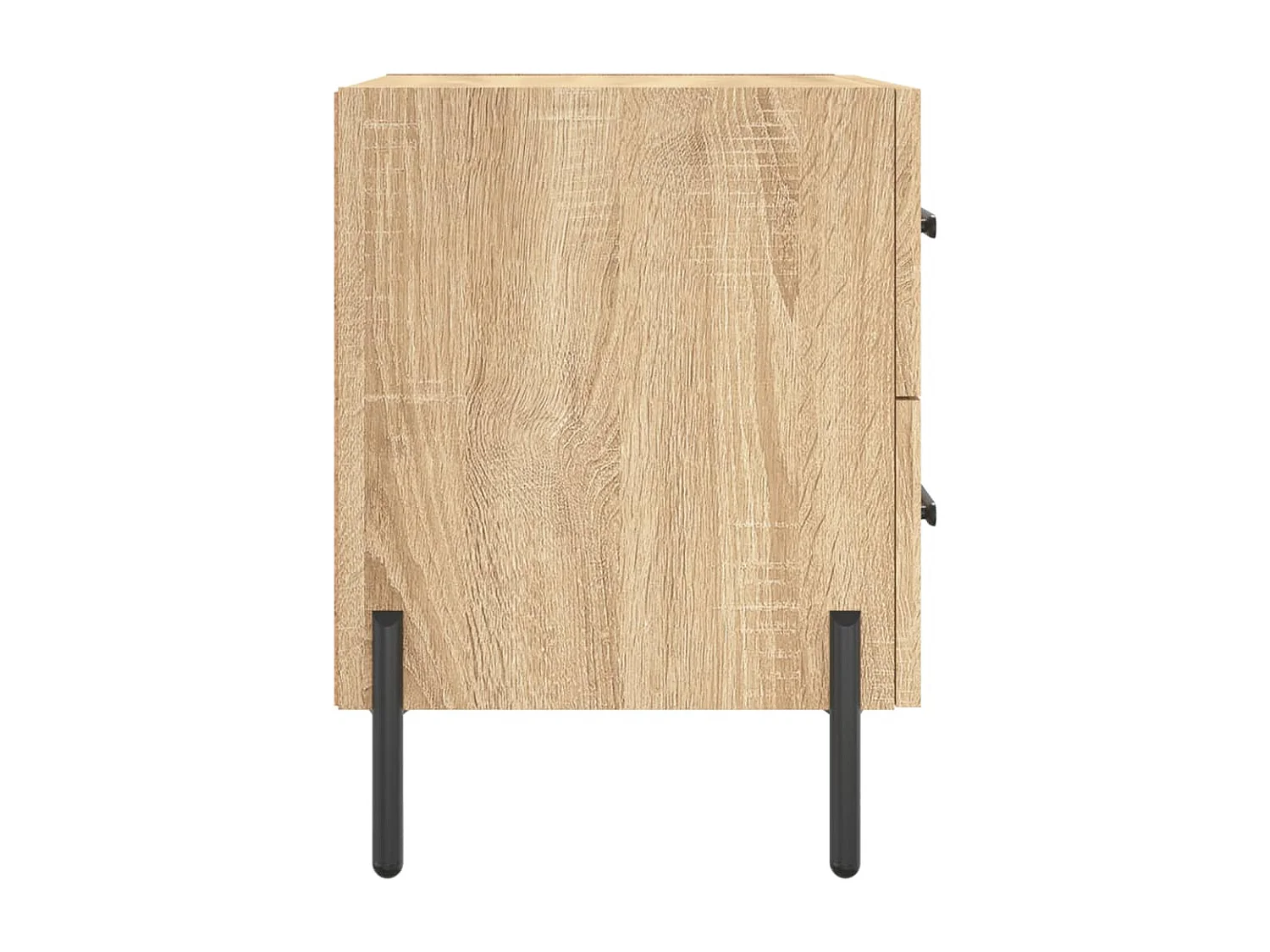 Mikael  Tables de chevet 2 pcs chêne sonoma 40x35x47,5 cm