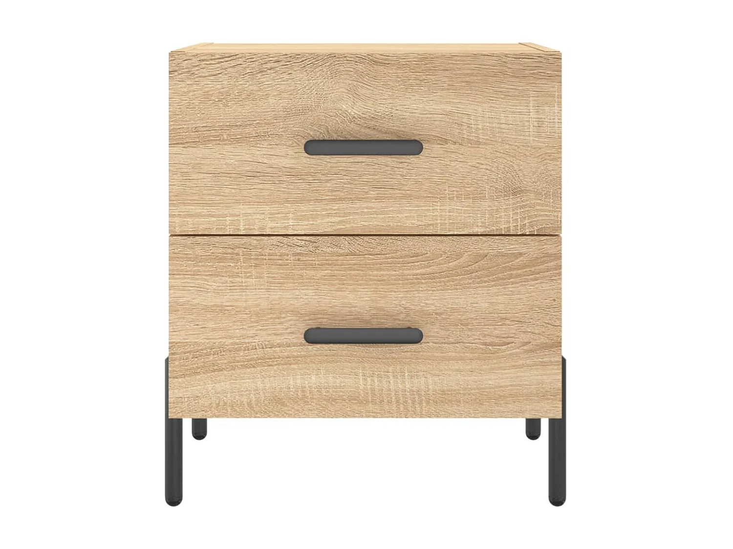 Mikael  Tables de chevet 2 pcs chêne sonoma 40x35x47,5 cm