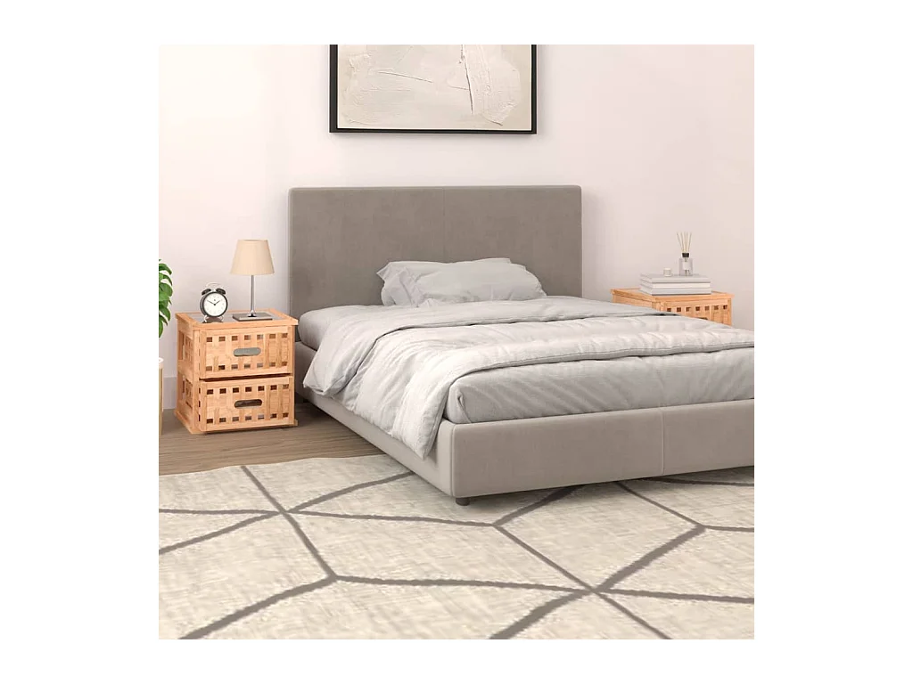 Claire-Aurélia  Tables de chevet 2 pcs 34x34x34 cm Bois massif de noyer