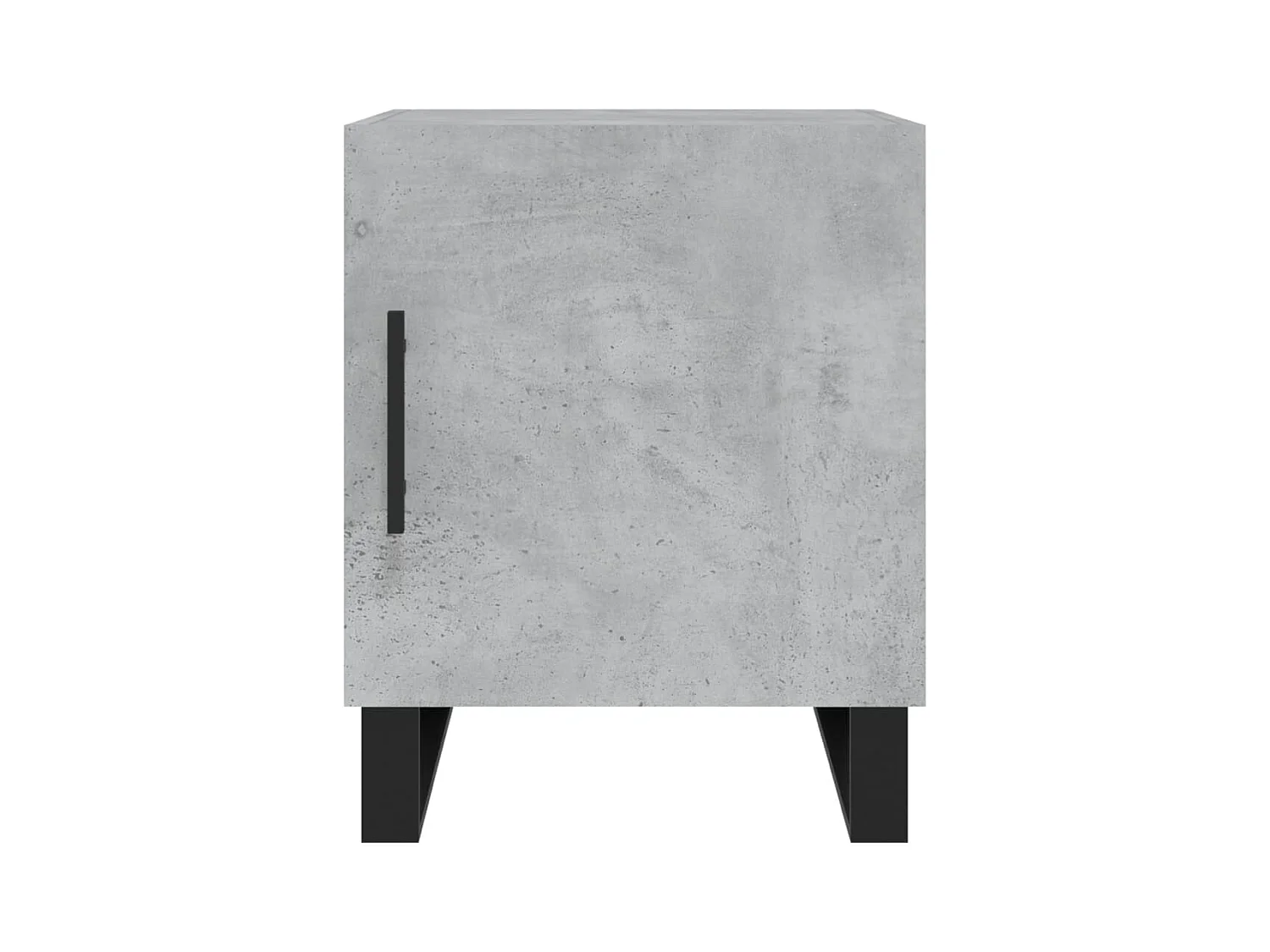 Kuopio  Tables de chevet 2 pcs gris béton 40x40x50 cm bois d’ingénierie