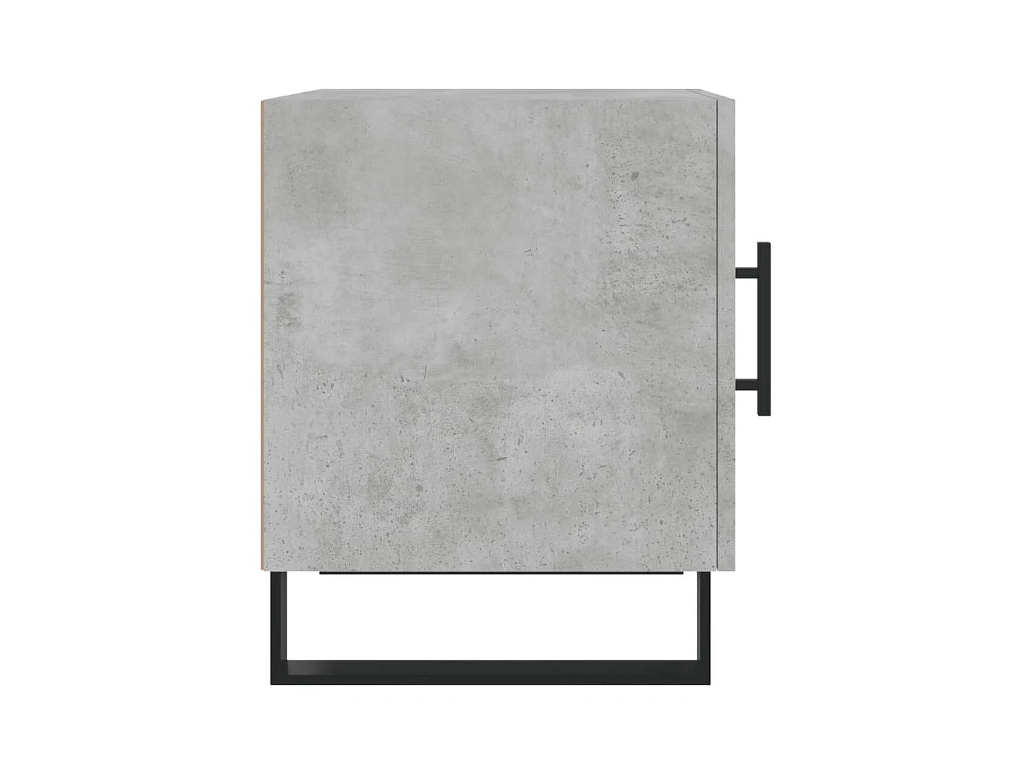 Kuopio  Tables de chevet 2 pcs gris béton 40x40x50 cm bois d’ingénierie