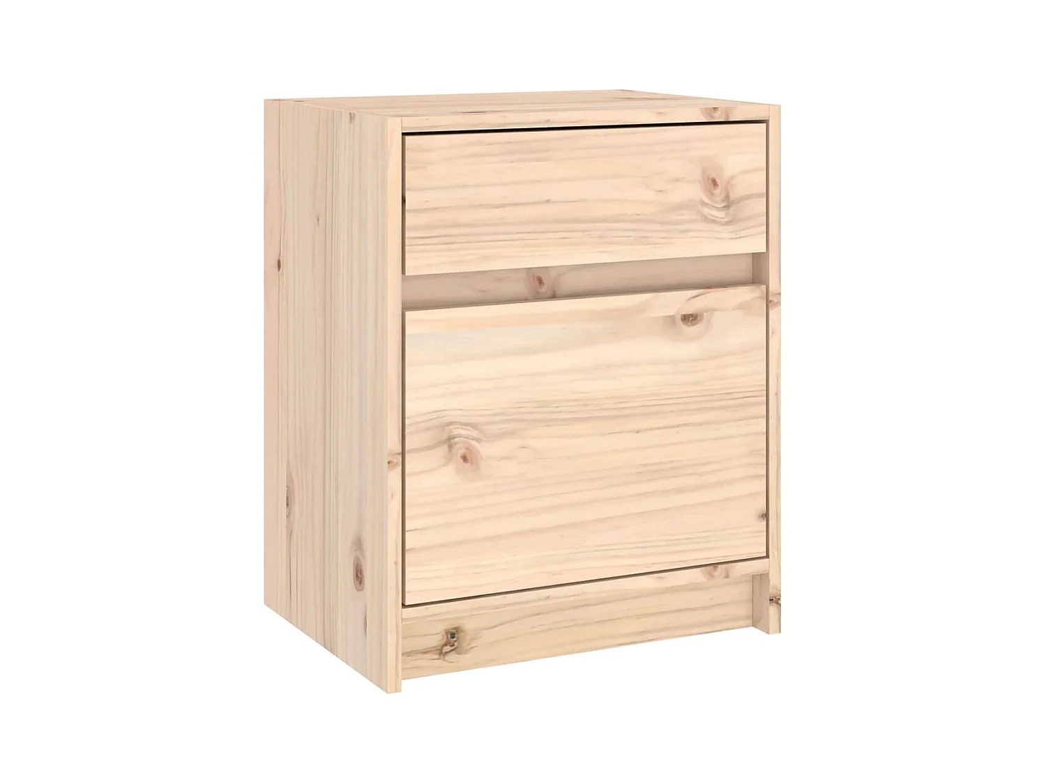 Ollira  Table de chevet 40x31x50 cm bois de pin massif