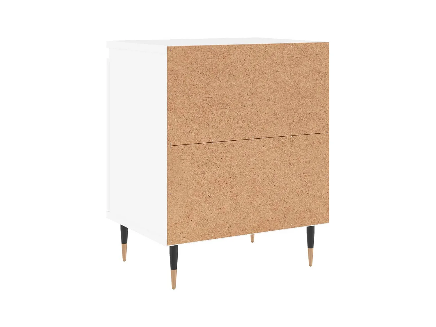 Felina  Tables de chevet 2 pcs blanc 40x30x50 cm bois d'ingénierie