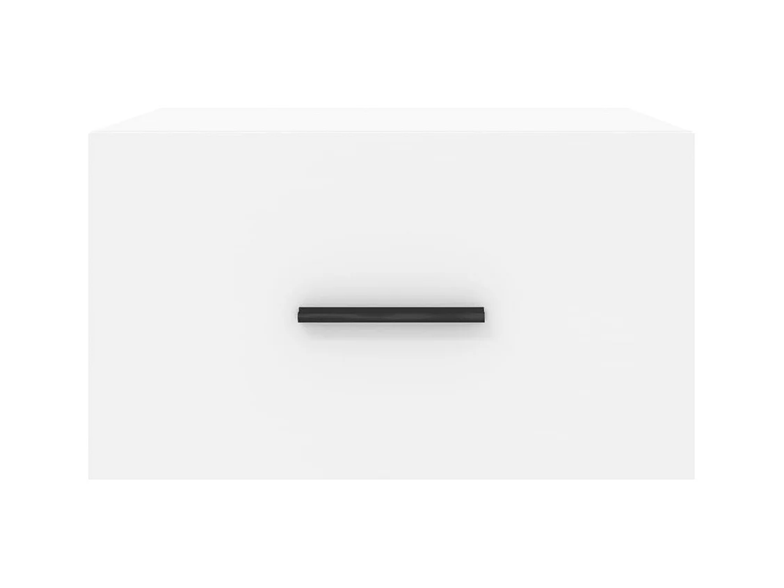 Ulfvin  Tables de chevet murales 2 pcs blanc 35x35x20 cm