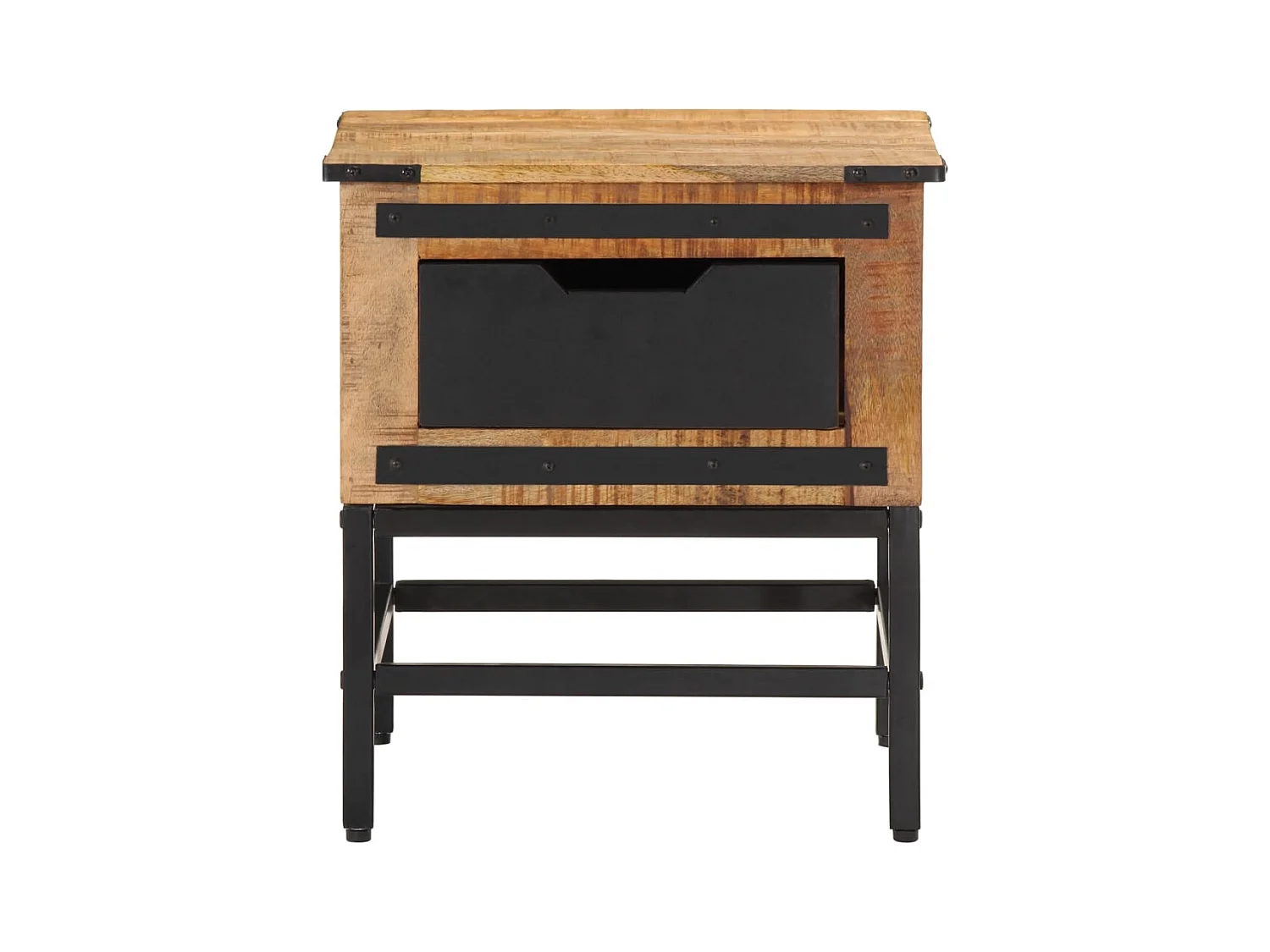 Garden Furniture -  Table de chevet 40x40x45 cm bois de manguier massif