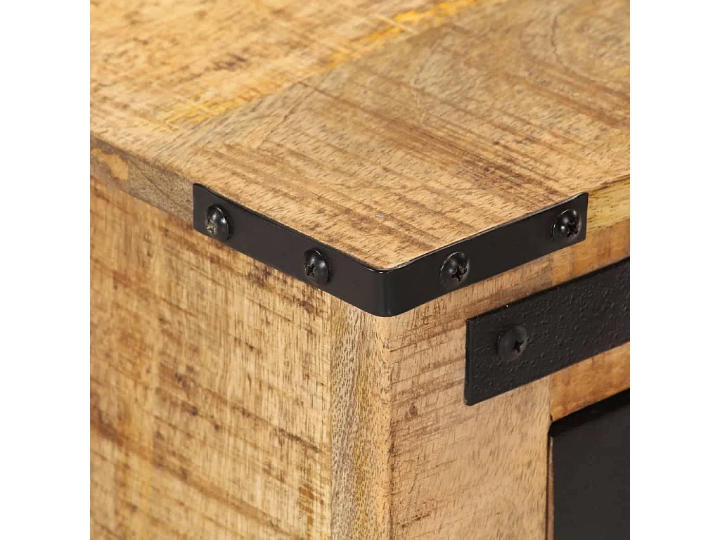 Garden Furniture -  Table de chevet 40x40x45 cm bois de manguier massif