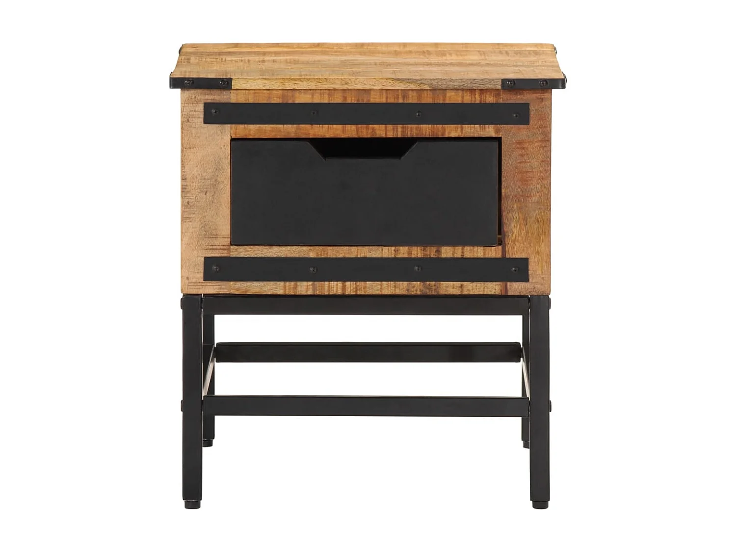 Garden Furniture -  Comodino 40x40x45 cm in Legno Massello di Mango