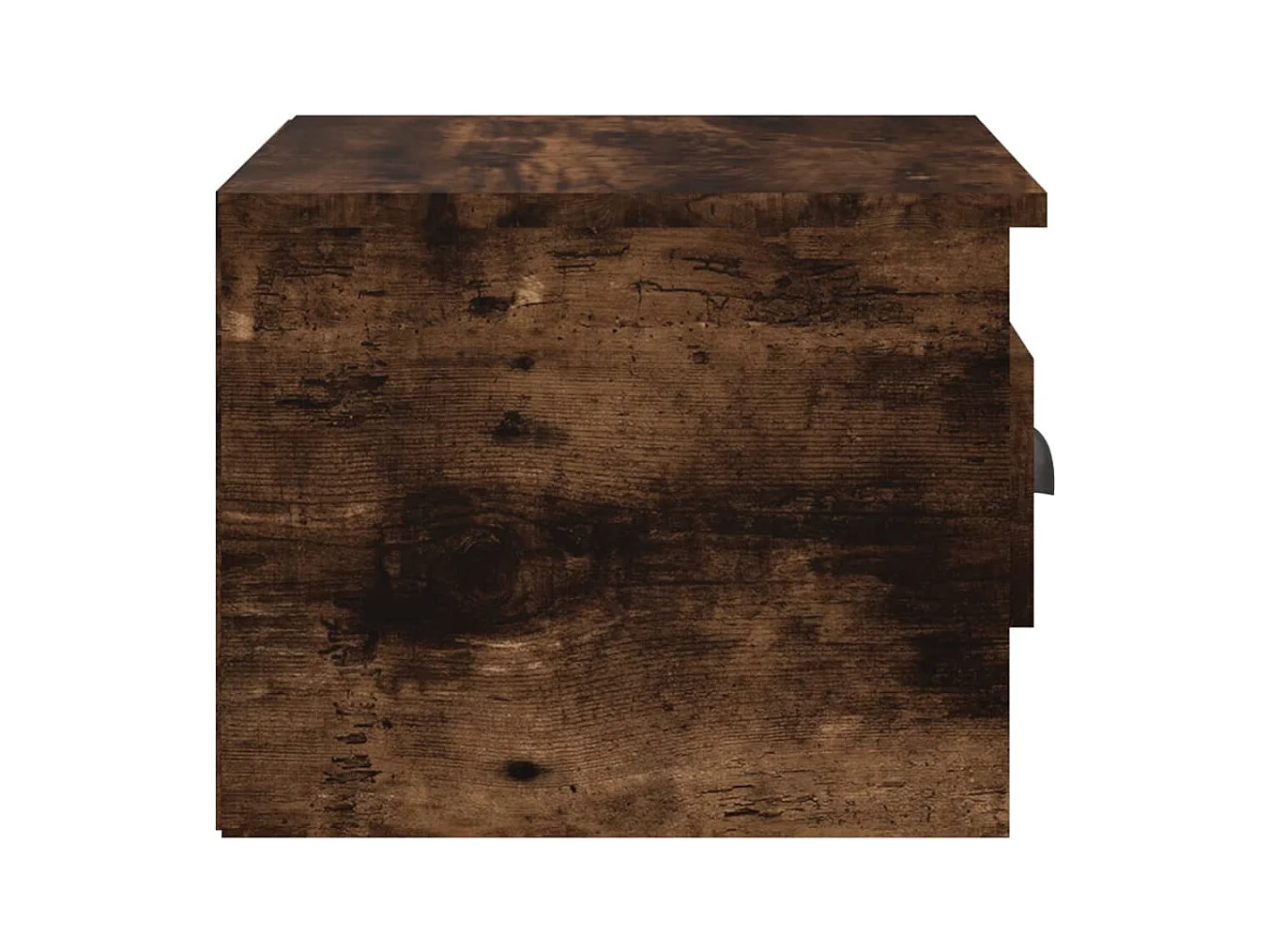 Boven-Leeuwen  Table de chevet murale chêne fumé 41,5x36x28 cm