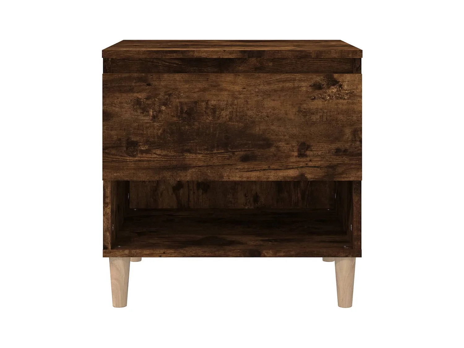 Galorn  Tables de chevet 2 pcs Chêne fumé 50x46x50 cm Bois d’ingénierie