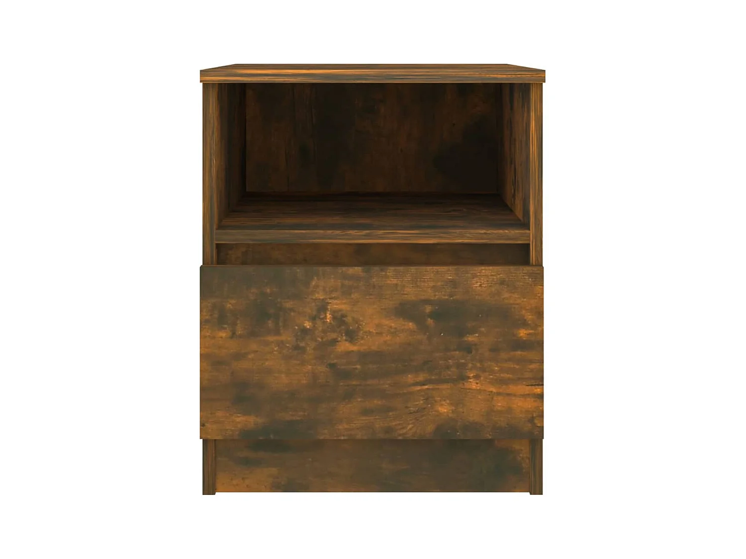 Wouter  Tables de chevet 2 pcs chêne fumé 40x40x50 cm bois d'ingénierie